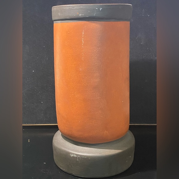 Mexican Mid-Century Sgrafitto Pottery Vase Leopoldode Mexico - Picture 3 of 8